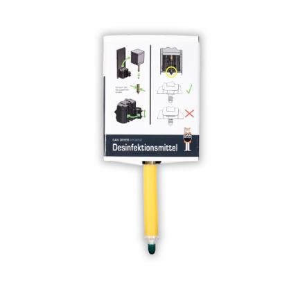 28055-Desinfektionsmittel in Einwegbehälter (8 Stück), für Björk/Stainless Design